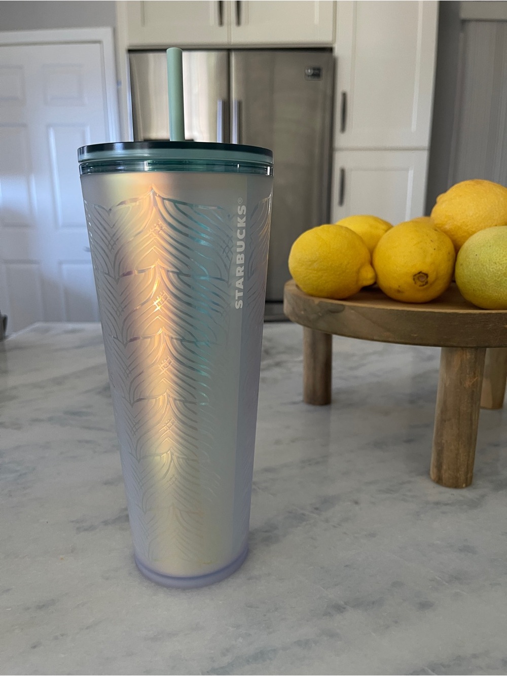 Starbucks 2021 Mermaid Tail Iridescent 24oz Venti Tumbler